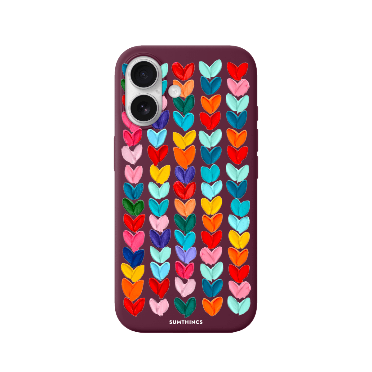 iPhone 16 Plus Lovestorm Premium Telefon Kılıfı Bordo - SUMTHINCS