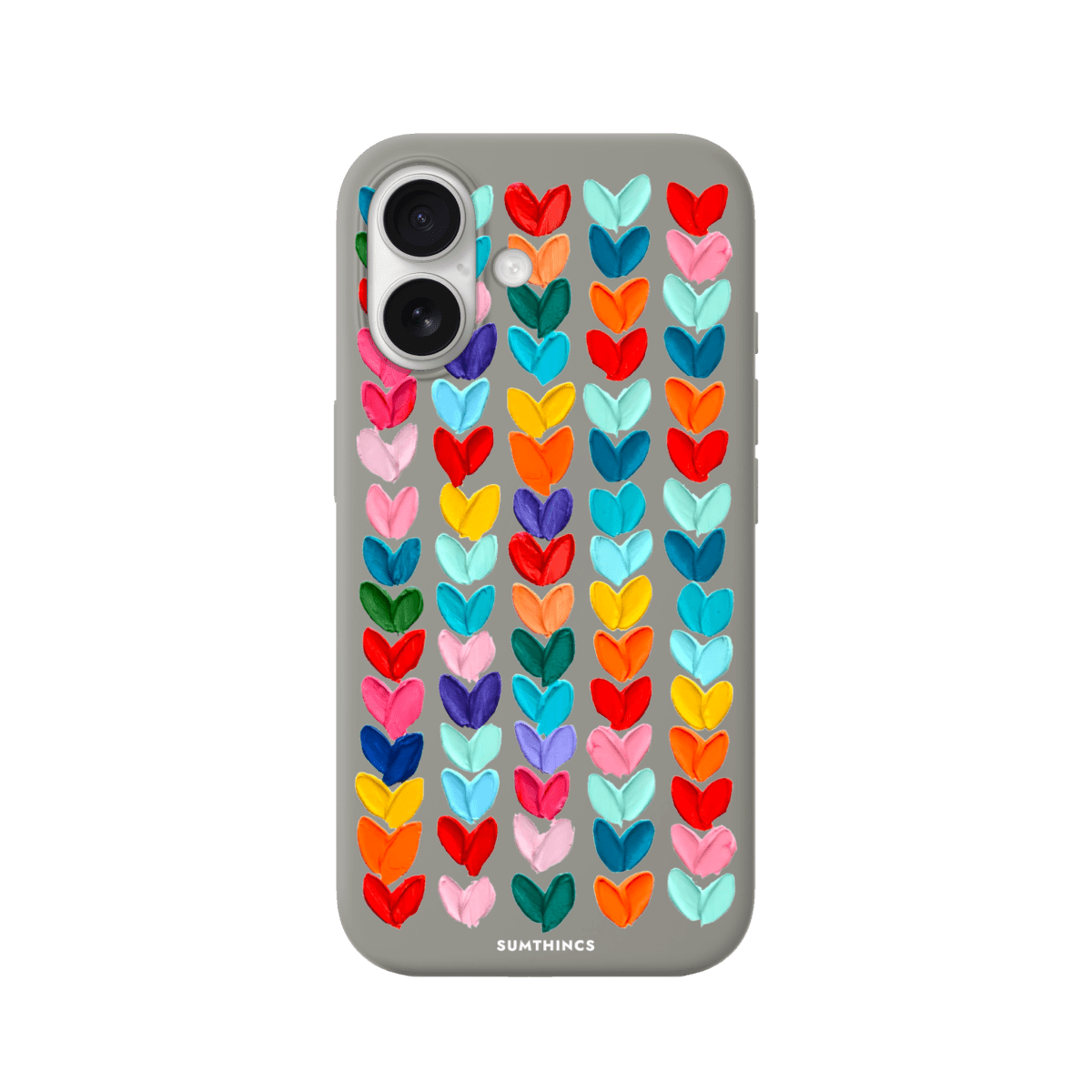 iPhone 16 Plus Lovestorm Premium Telefon Kılıfı Gri - SUMTHINCS