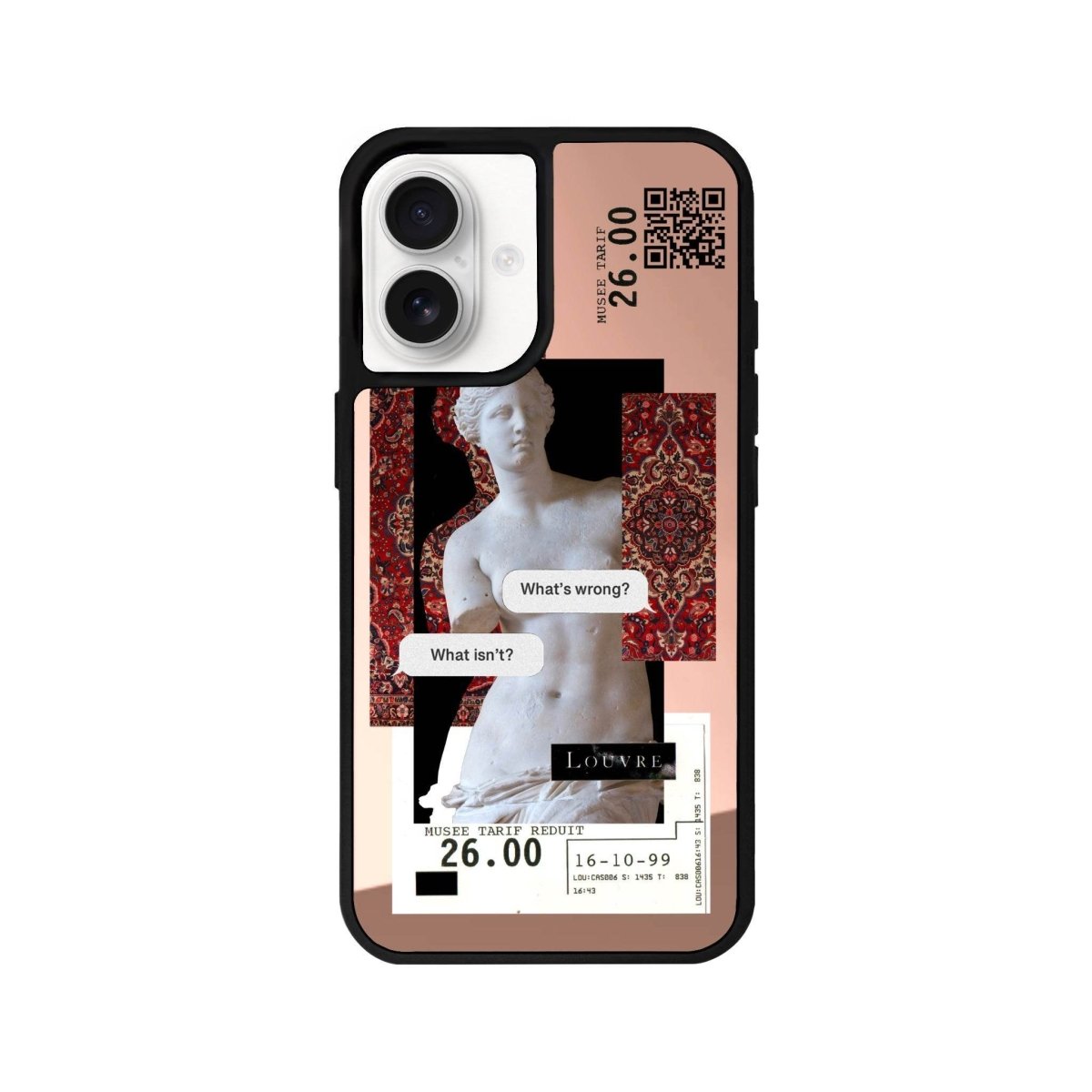 iPhone 16 Plus PixelVenus Mirror Aynalı Telefon Kılıfı Metalik Pembe - SUMTHINCS