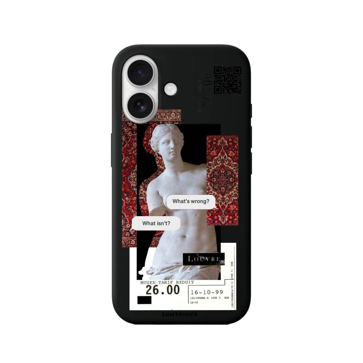 iPhone 16 Plus PixelVenus Premium Telefon Kılıfı Siyah - SUMTHINCS