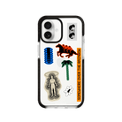 iPhone 16 Plus Somewhere Procase Şeffaf Telefon Kılıfı Siyah Şeffaf - SUMTHINCS