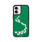 iPhone 16 Plus Starry Bunnies Leather Vegan Deri Telefon Kılıfı Yeşil - SUMTHINCS