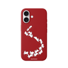 iPhone 16 Plus Starry Bunnies Premium Telefon Kılıfı Kırmızı - SUMTHINCS