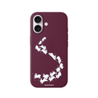 iPhone 16 Plus Starry Bunnies Premium Telefon Kılıfı Bordo - SUMTHINCS