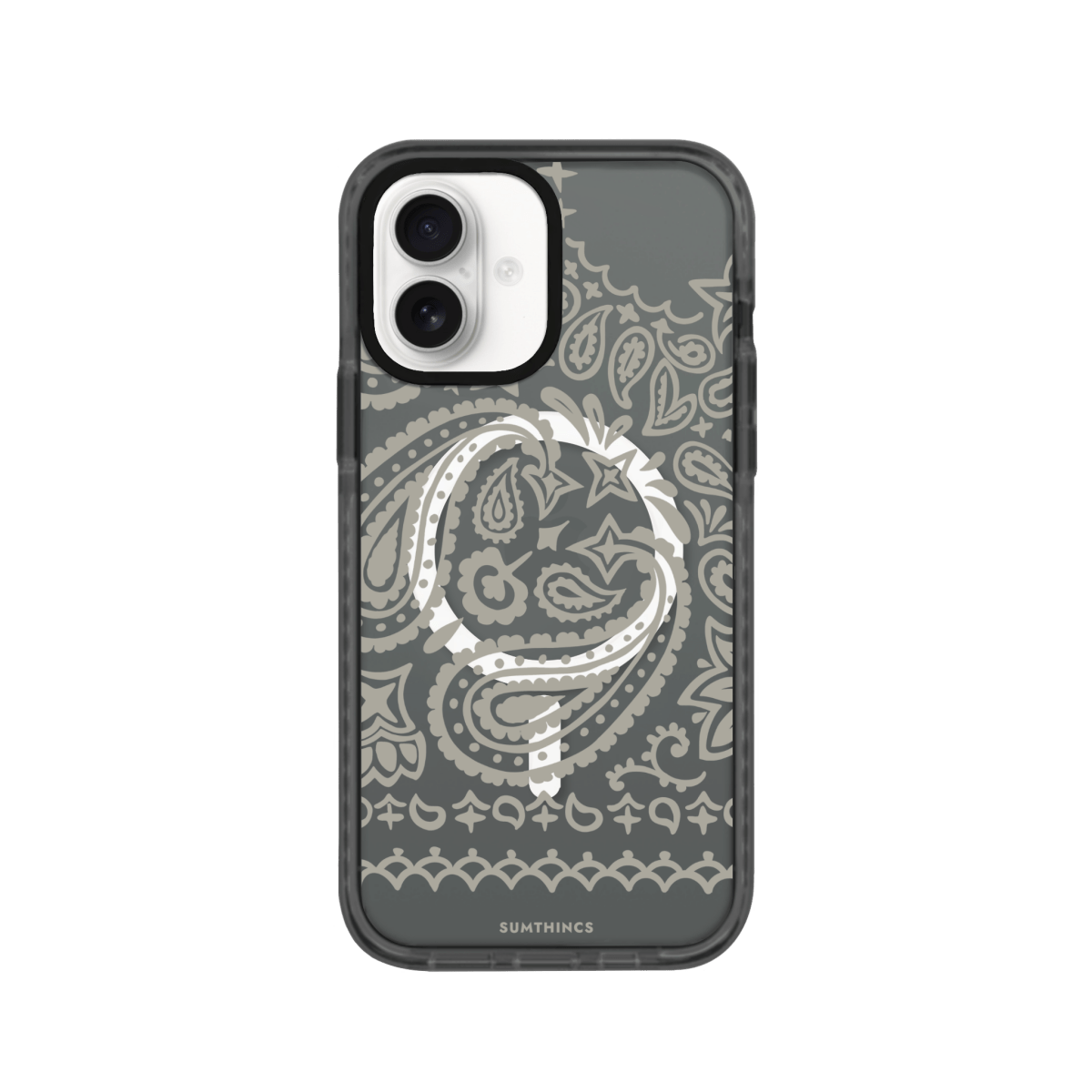 iPhone 16 Plus Urban Bandana Magsafe Procase Şeffaf Telefon Kılıfı Antrasit - SUMTHINCS