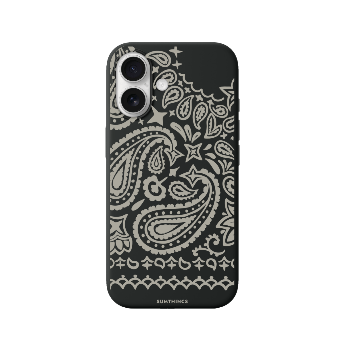 iPhone 16 Plus Urban Bandana Premium Telefon Kılıfı Siyah - SUMTHINCS