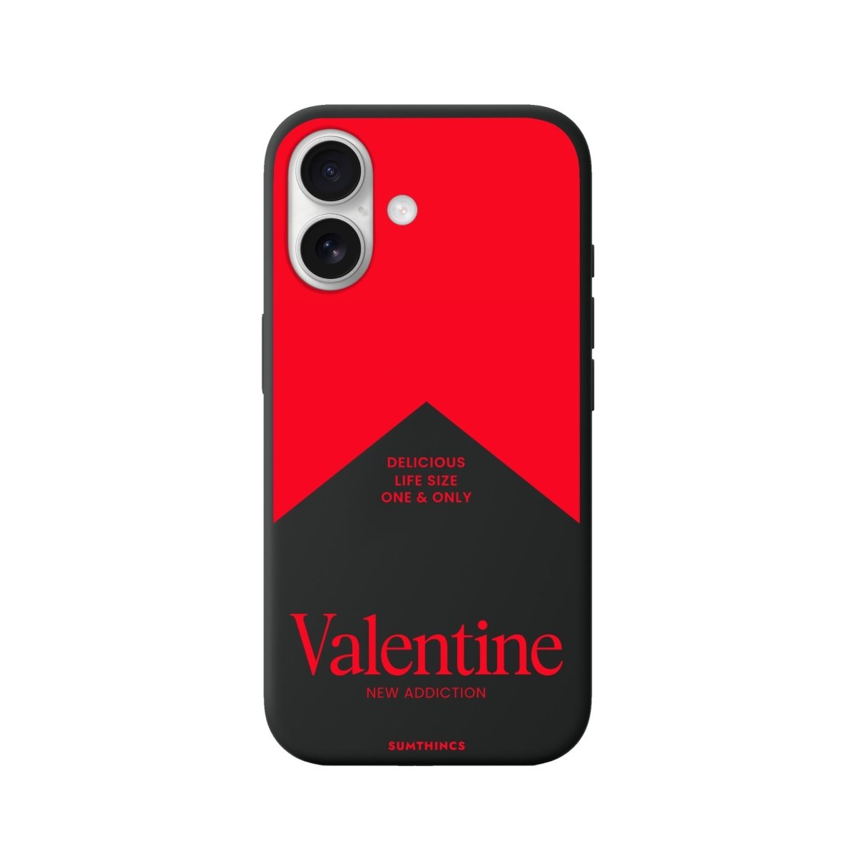 iPhone 16 Plus Valentine Premium Telefon Kılıfı Siyah - SUMTHINCS