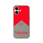 iPhone 16 Plus Valentine Premium Telefon Kılıfı Gri - SUMTHINCS