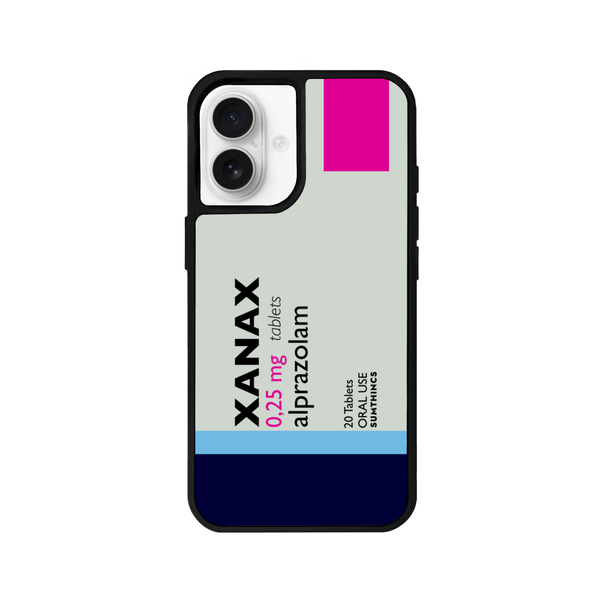 iPhone 16 Plus Xanax Glossy Telefon Kılıfı - Sumthincs