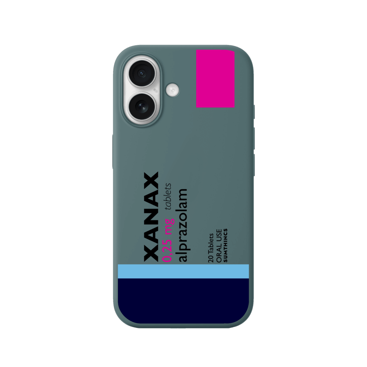 iPhone 16 Plus Xanax Premium Telefon Kılıfı Kaktüs Yeşili - Sumthincs