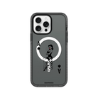 iPhone 16 Pro Ace Queen Magsafe Procase Şeffaf Telefon Kılıfı Antrasit - SUMTHINCS