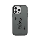 iPhone 16 Pro Ace Queen Procase Şeffaf Telefon Kılıfı Antrasit - SUMTHINCS