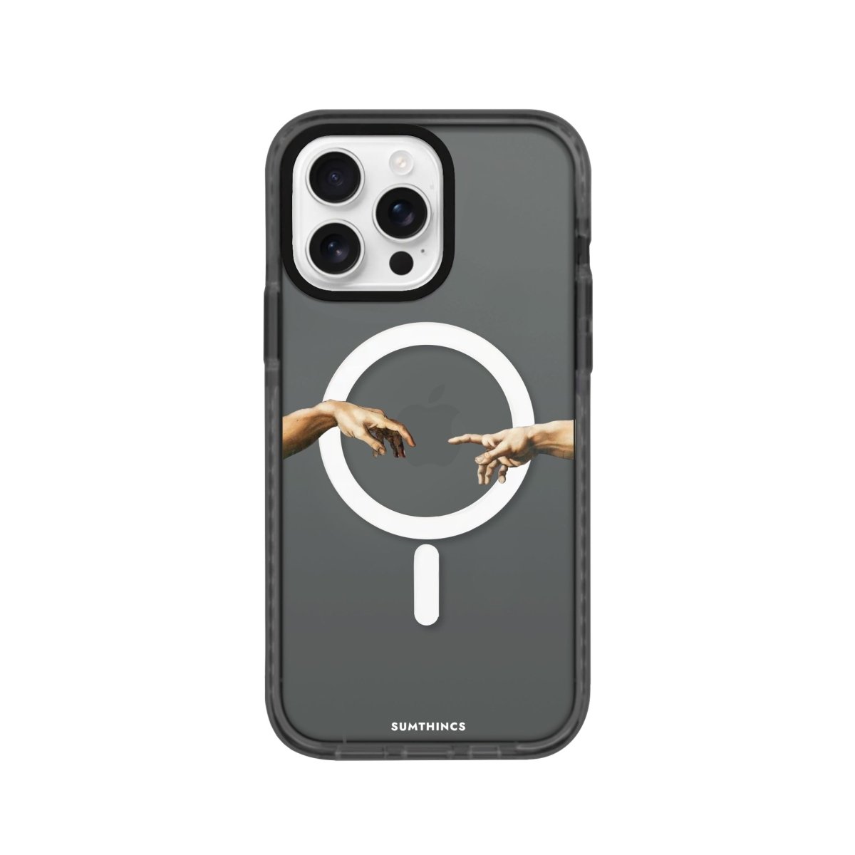 iPhone 16 Pro Adam's Creation Magsafe Procase Şeffaf Telefon Kılıfı Antrasit - SUMTHINCS