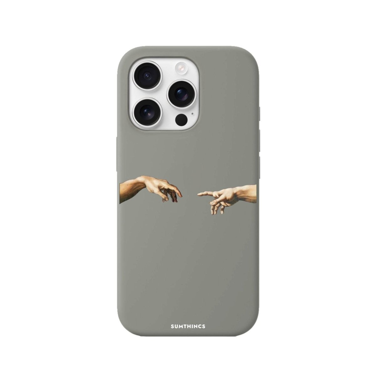 iPhone 16 Pro Adam's Creation Premium Telefon Kılıfı Gri - SUMTHINCS