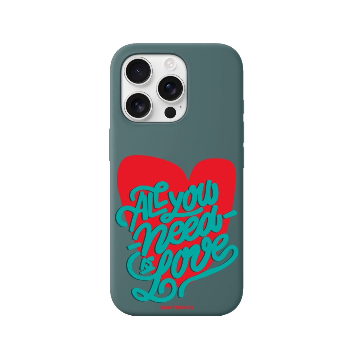 iPhone 16 Pro All You Need is Love Premium Telefon Kılıfı - SUMTHINCS