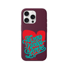 iPhone 16 Pro All You Need is Love Premium Telefon Kılıfı - SUMTHINCS