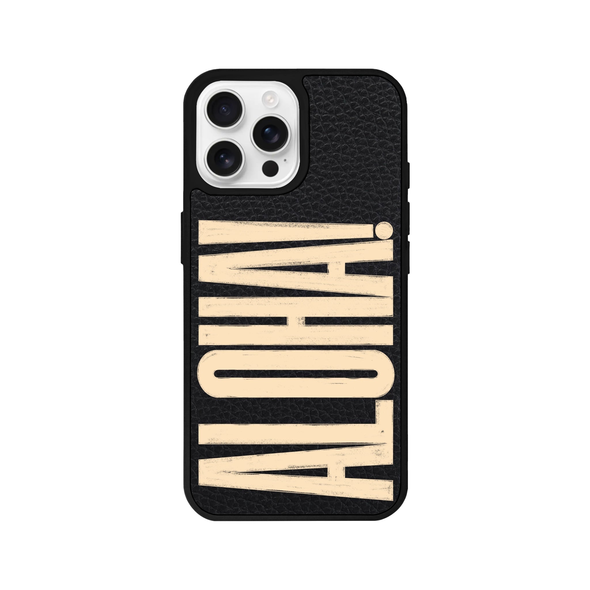 iPhone 16 Pro Aloha Leather Vegan Deri Telefon Kılıfı - SUMTHINCS