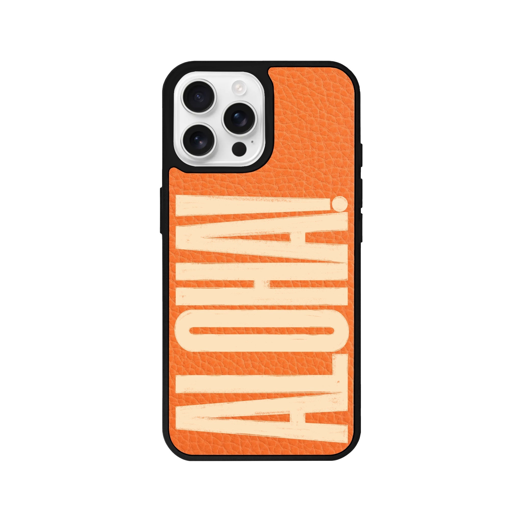 iPhone 16 Pro Aloha Leather Vegan Deri Telefon Kılıfı - SUMTHINCS