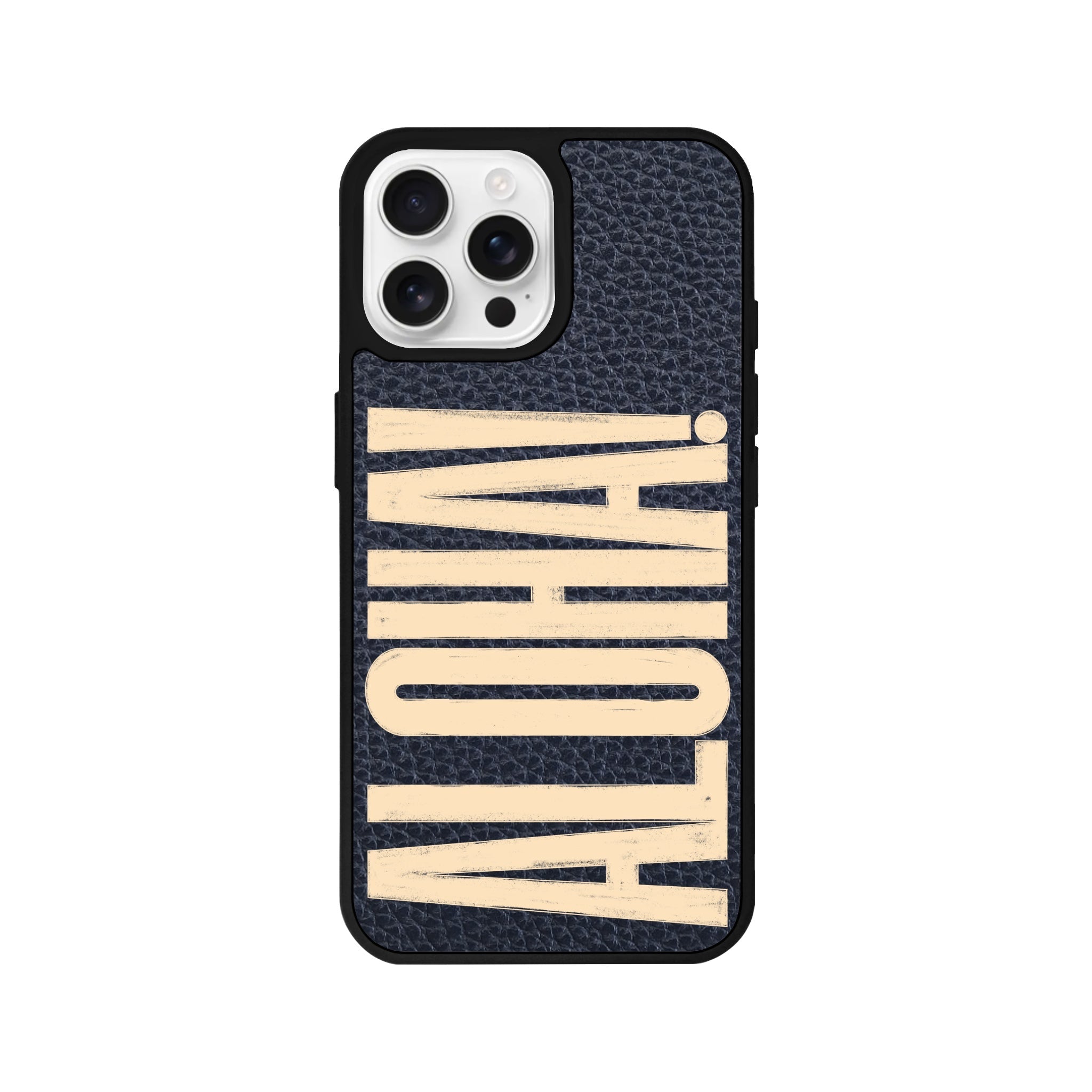 iPhone 16 Pro Aloha Leather Vegan Deri Telefon Kılıfı - SUMTHINCS