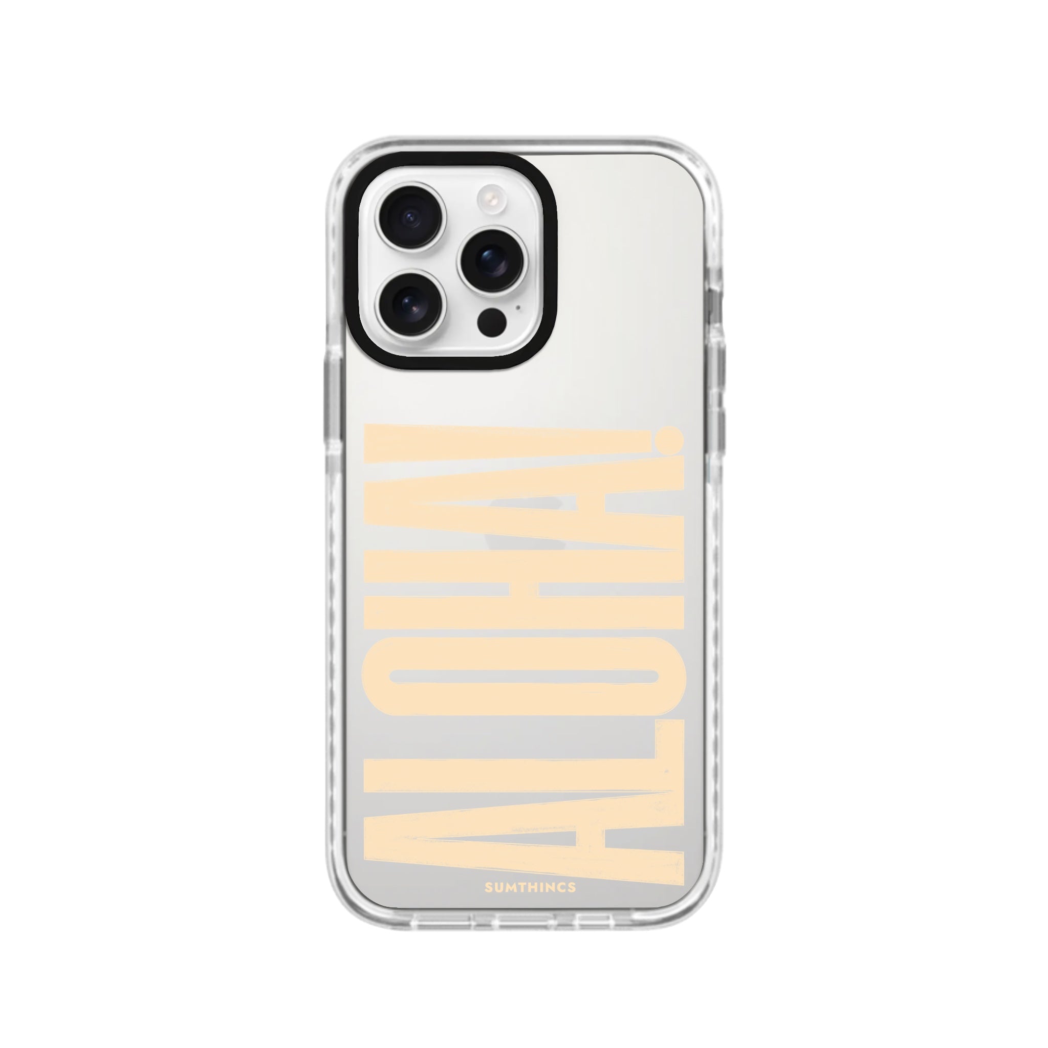iPhone 16 Pro Aloha Procase Şeffaf Telefon Kılıfı - SUMTHINCS