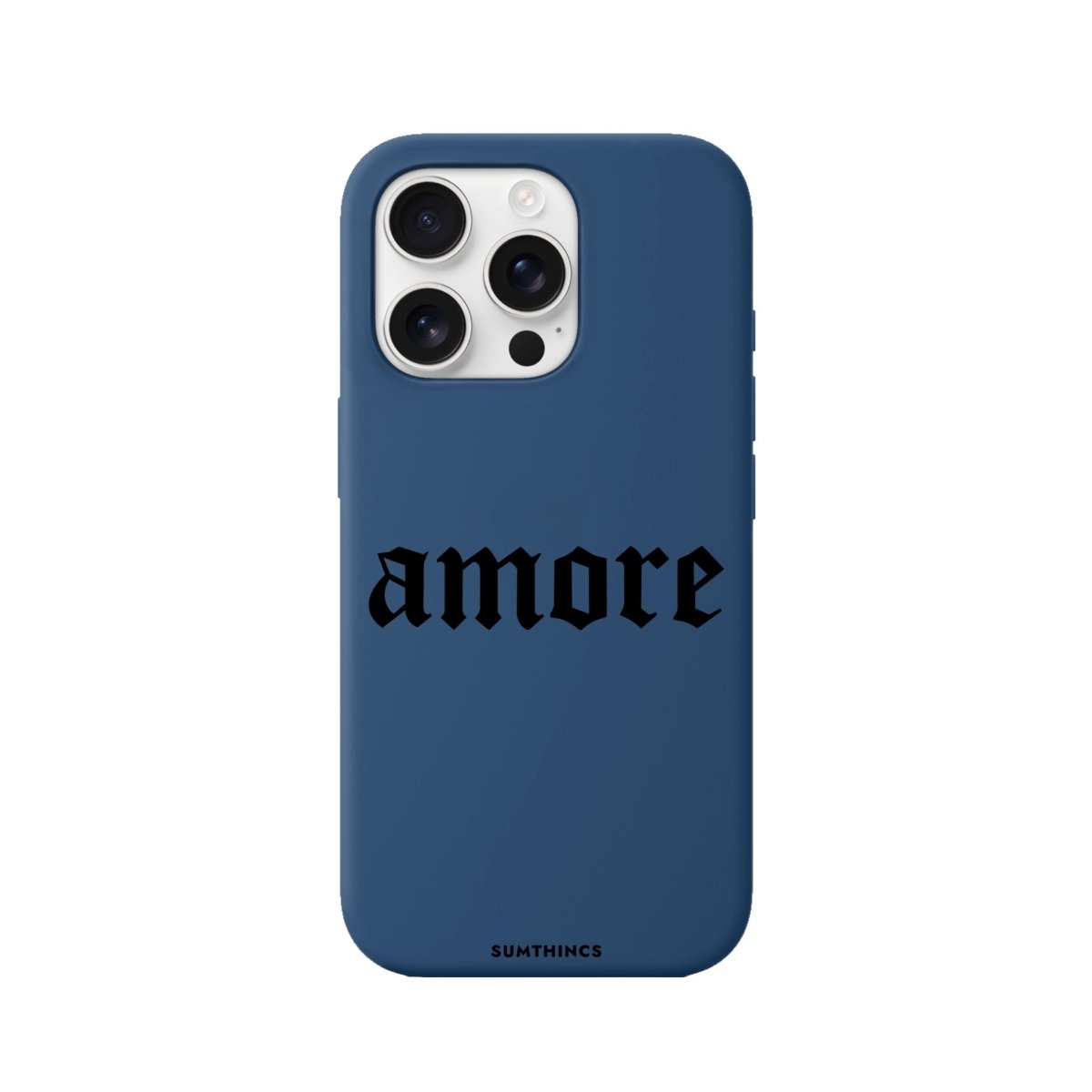 iPhone 16 Pro Amore Premium Telefon Kılıfı Pasifik Mavi - SUMTHINCS