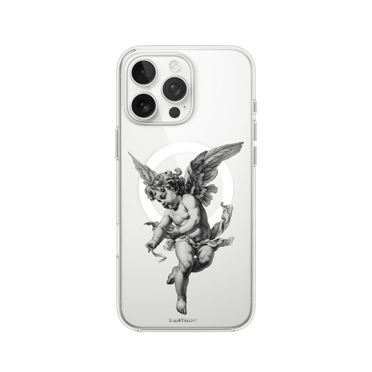 iPhone 16 Pro Angel Clear Magsafe Telefon Kılıfı - Sumthincs
