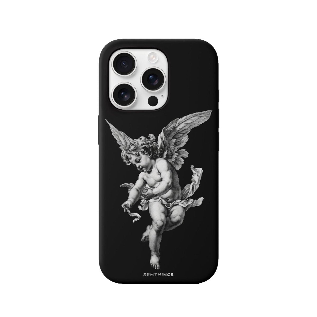 iPhone 16 Pro Angel Premium Telefon Kılıfı Siyah - SUMTHINCS