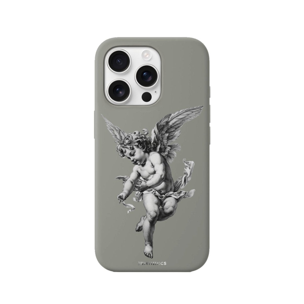 iPhone 16 Pro Angel Premium Telefon Kılıfı Gri - SUMTHINCS