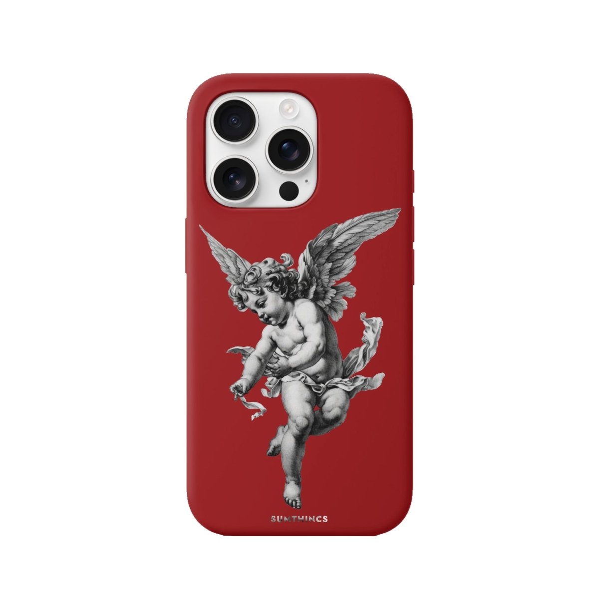 iPhone 16 Pro Angel Premium Telefon Kılıfı Kırmızı - SUMTHINCS