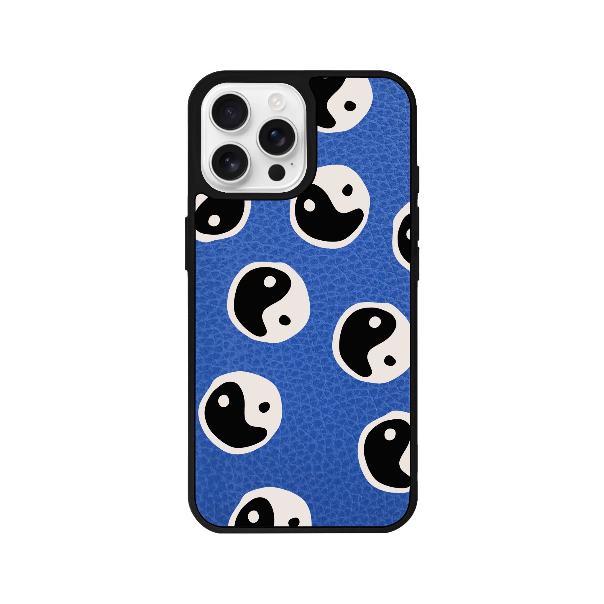 iPhone 16 Pro Balance Leather Vegan Deri Telefon Kılıfı Mavi - SUMTHINCS