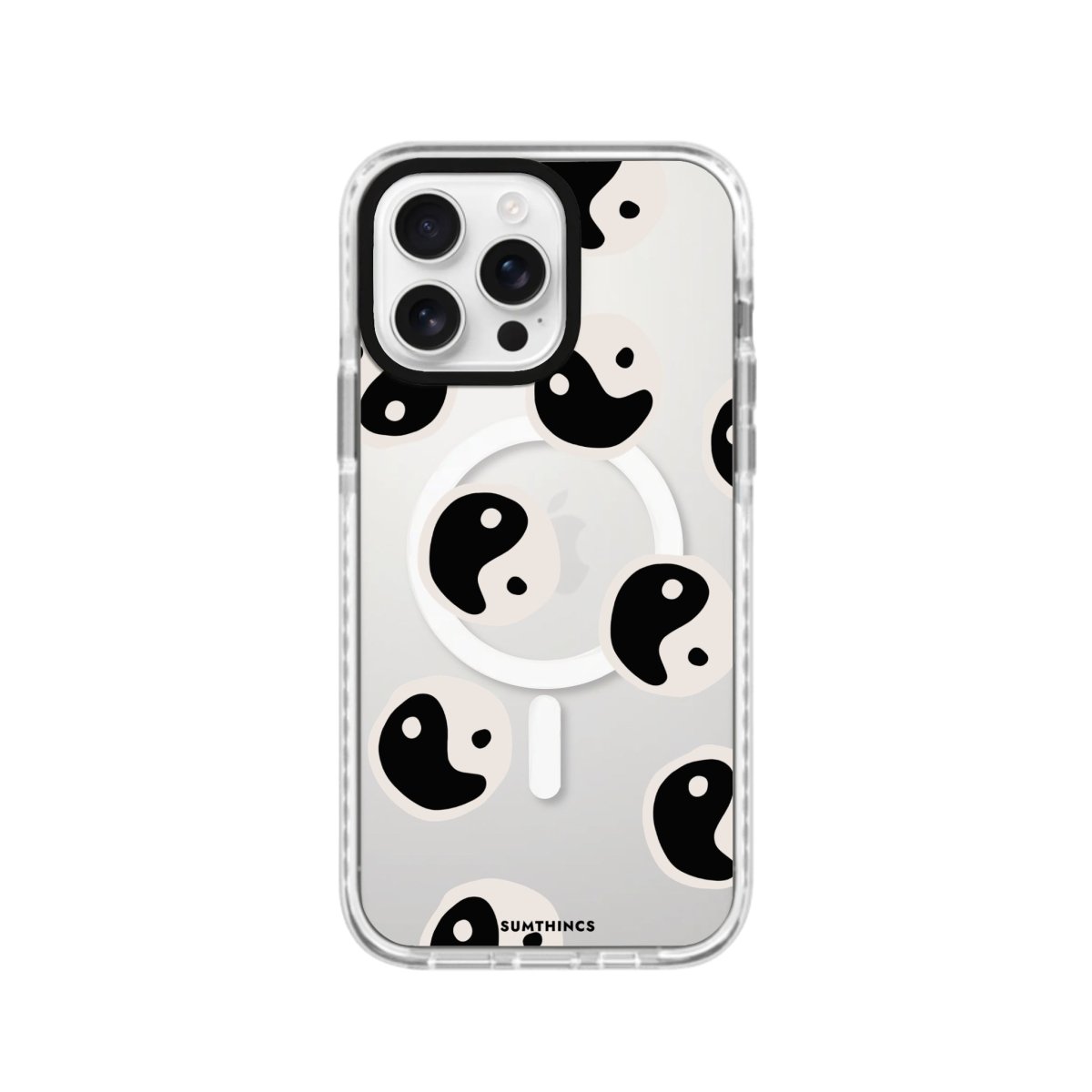 iPhone 16 Pro Balance Magsafe Procase Şeffaf Telefon Kılıfı Beyaz Şeffaf - SUMTHINCS