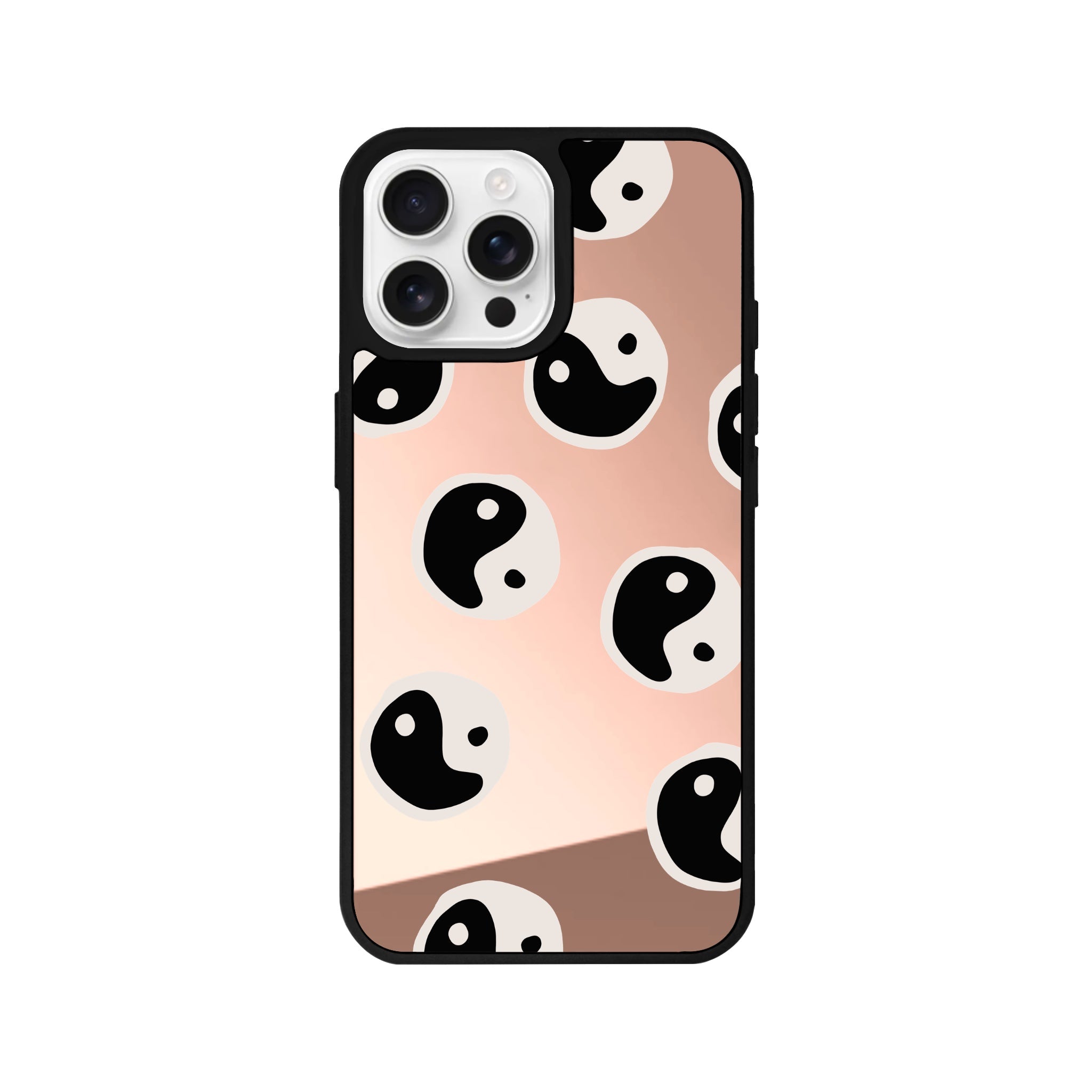 iPhone 16 Pro Balance Mirror Aynalı Telefon Kılıfı Metalik Pembe - SUMTHINCS