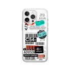 iPhone 16 Pro Barcode C54 Clear Magsafe Şeffaf Telefon Kılıfı - SUMTHINCS