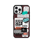 iPhone 16 Pro Barcode C54 Leather Vegan Deri Telefon Kılıfı - SUMTHINCS