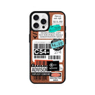 iPhone 16 Pro Barcode C54 Leather Vegan Deri Telefon Kılıfı - SUMTHINCS