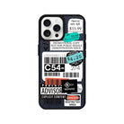 iPhone 16 Pro Barcode C54 Leather Vegan Deri Telefon Kılıfı - SUMTHINCS
