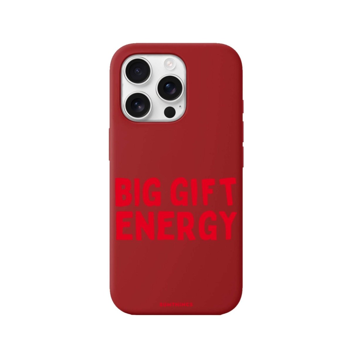 iPhone 16 Pro Big Gift Energy Premium Telefon Kılıfı Kırmızı - SUMTHINCS