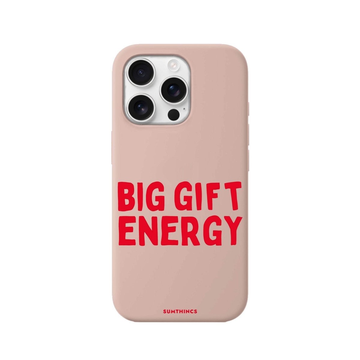iPhone 16 Pro Big Gift Energy Premium Telefon Kılıfı Bej - SUMTHINCS