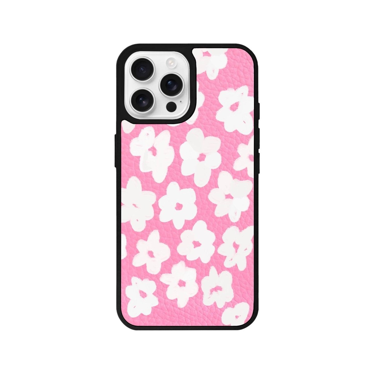 iPhone 16 Pro Blossoms Leather Vegan Deri Telefon Kılıfı - SUMTHINCS