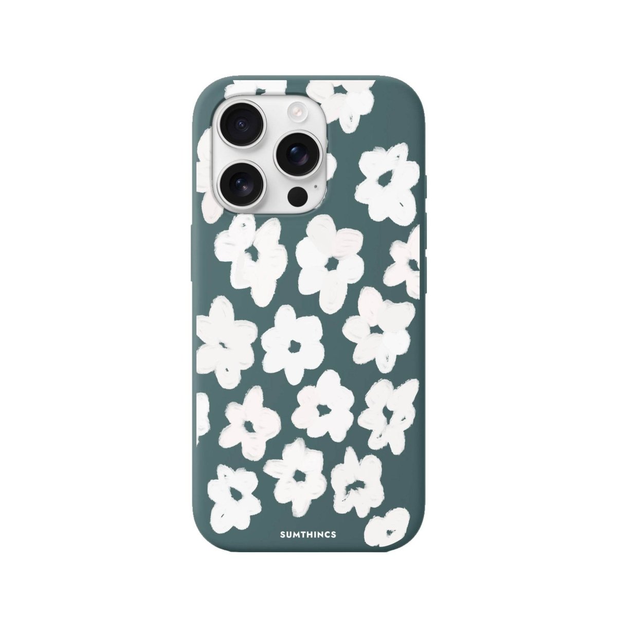iPhone 16 Pro Blossoms Premium Telefon Kılıfı Kaktüs Yeşili - SUMTHINCS