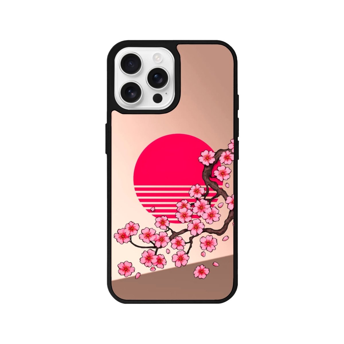 iPhone 16 Pro Cherry Blossom Dawn Mirror Aynalı Telefon Kılıfı Metalik Pembe - SUMTHINCS