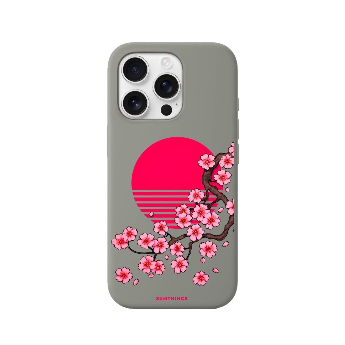 iPhone 16 Pro Cherry Blossom Dawn Premium Telefon Kılıfı - SUMTHINCS