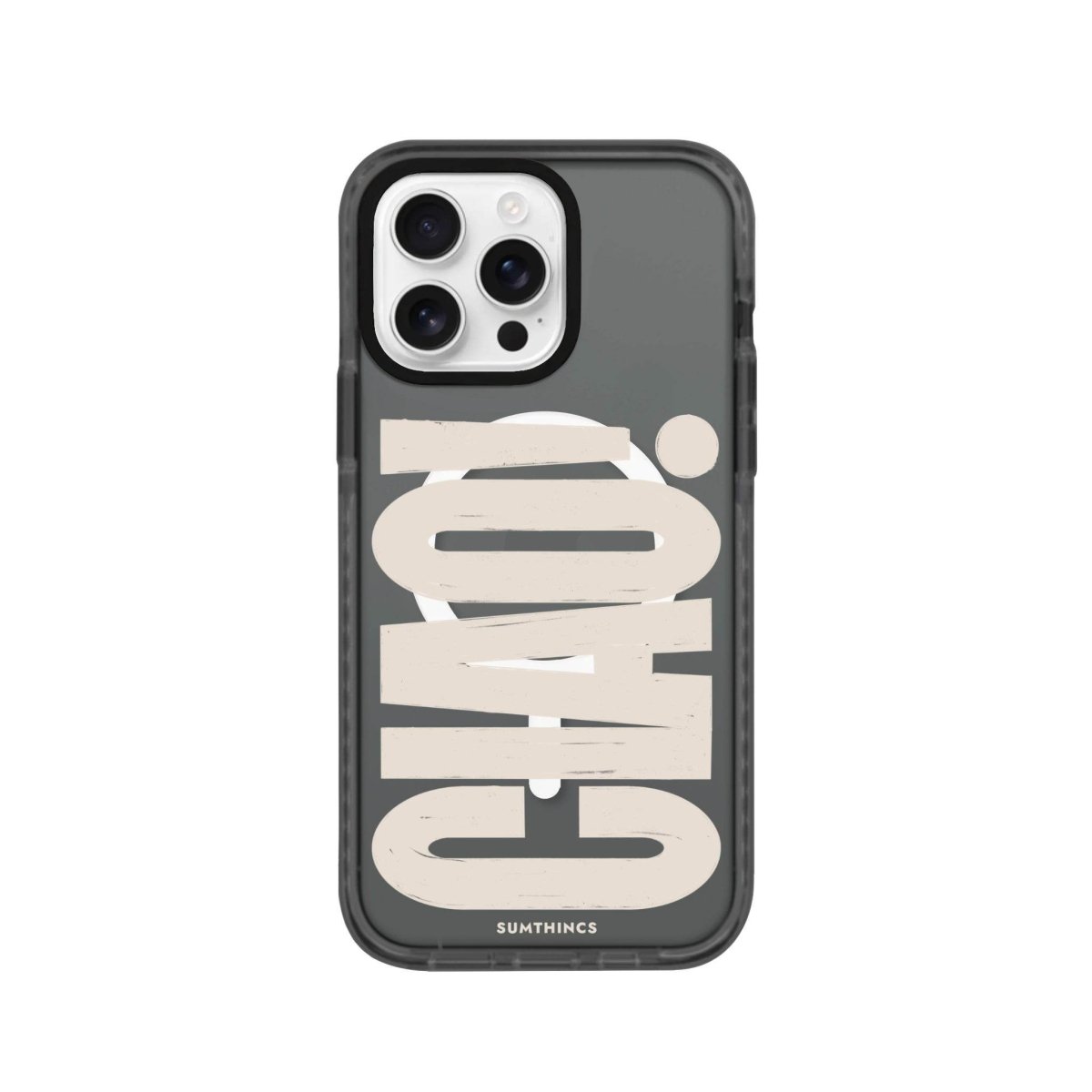 iPhone 16 Pro CIAO! Magsafe Procase Şeffaf Telefon Kılıfı Antrasit - SUMTHINCS