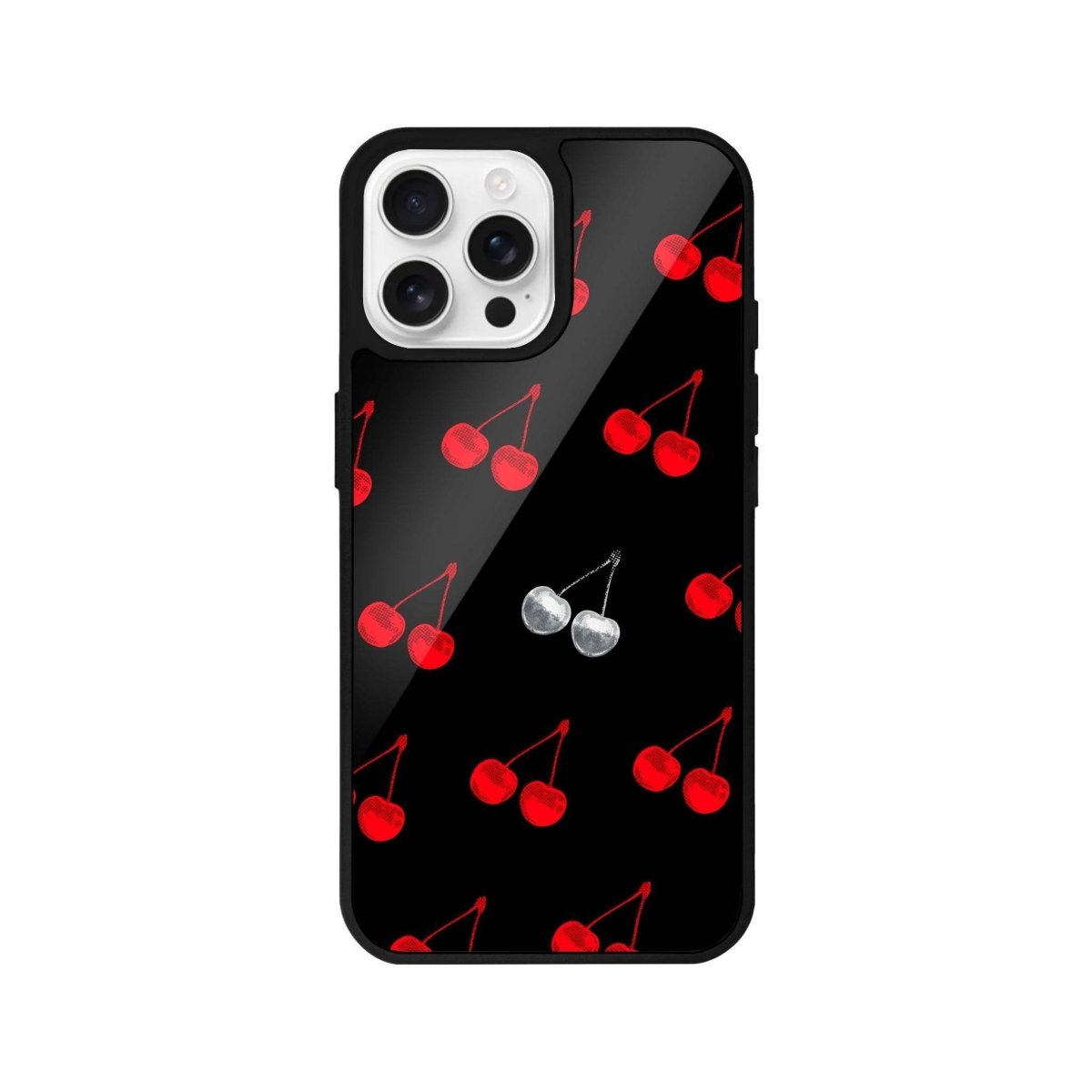 iPhone 16 Pro Disco Cherry Glossy Cam Telefon Kılıfı - SUMTHINCS