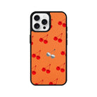iPhone 16 Pro Disco Cherry Leather Vegan Deri Telefon Kılıfı - SUMTHINCS