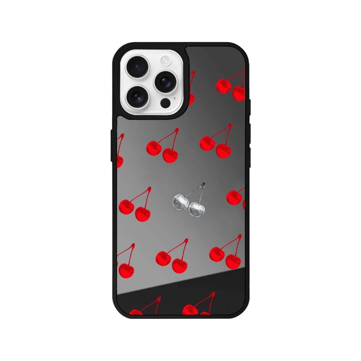 iPhone 16 Pro Disco Cherry Mirror Aynalı Telefon Kılıfı - SUMTHINCS