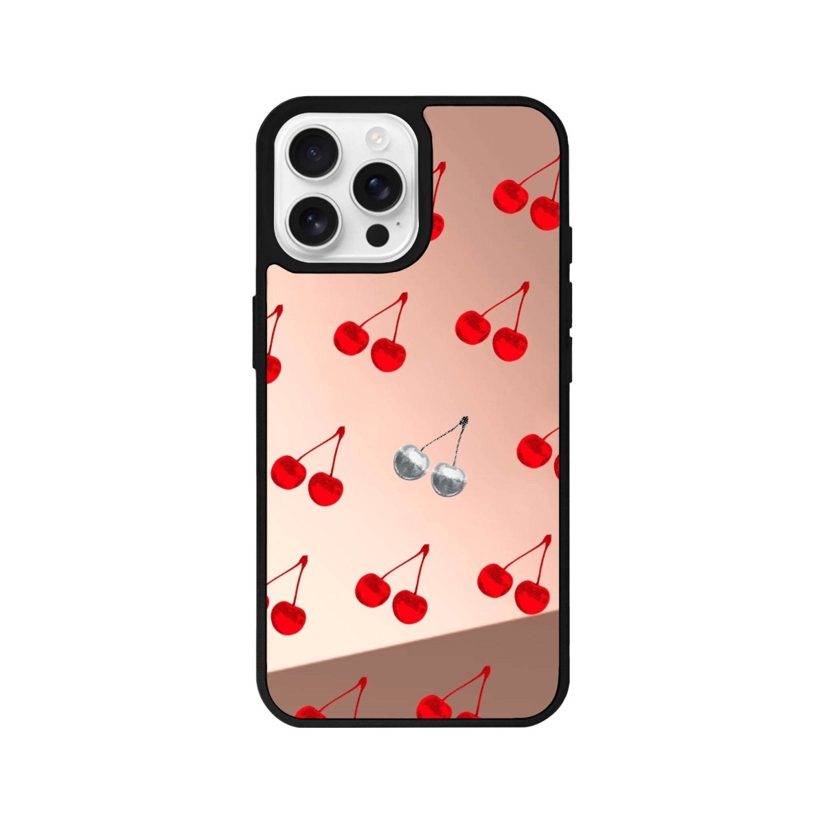 iPhone 16 Pro Disco Cherry Mirror Aynalı Telefon Kılıfı - SUMTHINCS