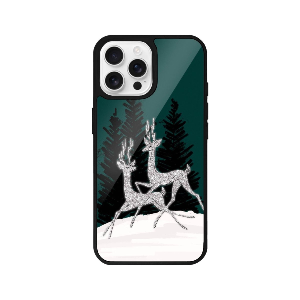 iPhone 16 Pro Disco Deers Glossy Cam Telefon Kılıfı - SUMTHINCS