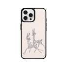 iPhone 16 Pro Disco Deers Leather Vegan Deri Telefon Kılıfı - SUMTHINCS