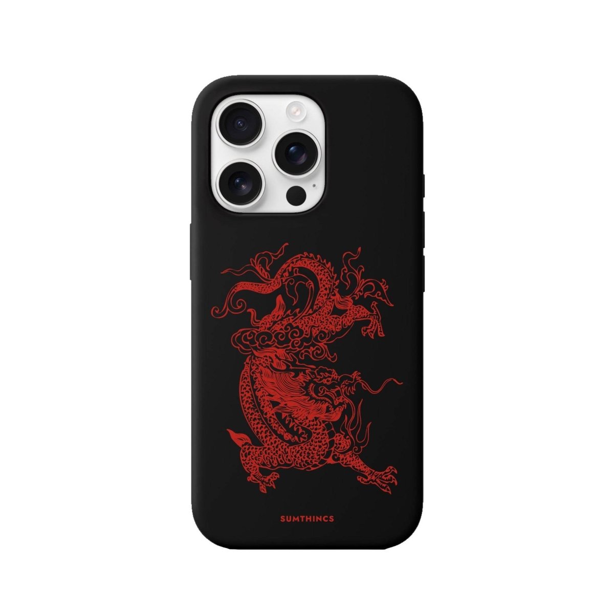 iPhone 16 Pro Dragon Premium Telefon Kılıfı Siyah - SUMTHINCS